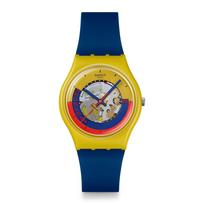 SWATCH Unisex Watch 34mm TIMING IS EVERYTHING SO28J400 [Swatch] blue