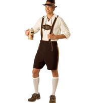 Halloween German Oktoberfest Bavarian traditional costume COS Beer costume Children's adult parent-child performance costume XXL black