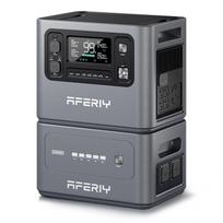 AFERIY P280/P280-B Saulės generatorius, 2048Wh LiFePO4, 2800W UPS Nešiojama elektrinė namams, kemperiui ir stovyklavimui P280+P280-B（2800W2048Wh+2048Wh）-TT