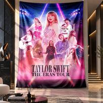 Wall Hanging Tapestry,Taylor Swift Printed Fabric Backdrop For Dorm Room Party Decoration 100cmx150cm