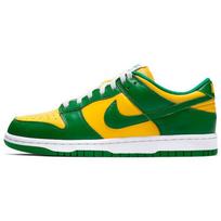 Nike Dunk Low SP Brazil 2020 Unisex sportbačiai Žali Varsity-Maize Pušies žali CU1727-700 42.5 yellow