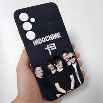 Geriausios Indochine grupės telefono dėklas, skirtas Samsung S26 Ultra S25 Edge Ultra S23 S22 S21 S20 Ultra Plus S24 Fe, stiklinis dangtelis Samsung S24 Plus