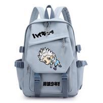 Riman Volleyball Less Anime Peripheral Backpack Youth And Young Students Large Capacity School Bag Outdoor Travel Bag Volleyball youth backpack gray