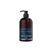 King C. Gillette Beard & Face Wash 11oz, 325ml, 1 pcs black