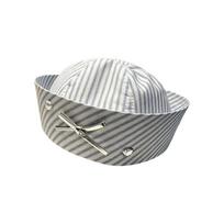 JK Stripe Sailor Hat Y2K Beret Hat Cute Painter Hat  Spring Style A gray
