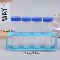 4Pcs Clear 50Ml Centrifuge Tubes With Test Tubes Stands Science Kit For School Science Experiment Educational Suppiles A2
