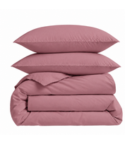 Premium satino patalynės komplektas „Grape sateen“ (200x220 cm)