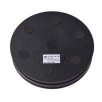 25cm 10 colių motorizuotas besisukantis vitrinos stovas su LED apšvietimu 360 laipsnių kampu besisukantis elektrinis fotografijos pagrindas balta