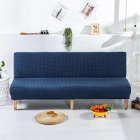 Viskas įskaičiuota Sofos čiužinio užvalkalas be porankių Elastingas sulankstomas sofos lovos užvalkalas Čiužinio užvalkalas Įtaisytas paklodė sofa lovatiesė 160-190 blue