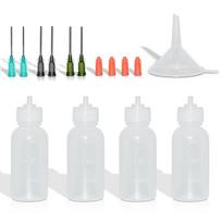 30 ml buteliukas su adatinio galiuko dozatoriumi srautui, PCB valikliui, alkoholiui, klijams, aliejui. white
