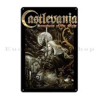 Castlevania Symphony Of The Night Metalinė Plakato Plokštelė Vakarėlis Pritaikomas Baras Spaudinys Sienos Tapyba Skardinis Plakatas 20x30cm gray