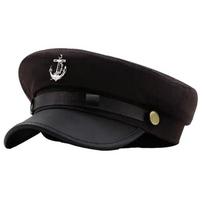 Wool Beret Hat Unisex Warm Sailor Hat Men and Women Hat Casual Wear Hat for Men and Women raudona