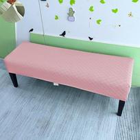 120x40cm Tampri Žakardinė Vandeniui Atspari Suoliuko Užvalkalas Valgomajam Miegamajam Virtuvei Anti-Dulkių Nuimamas Plaunamas 120x40cm rožinė