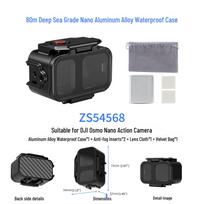 DJI Osmo Nano Waterproof Case: 80m Diving, Horizontal/Vertical Shooting, Underwater Photography, Protective Frame black