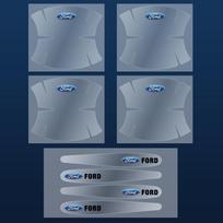Car Protector Film Scratch Door Handle Bowl Sticker For Ford Ranger S-Max Focus Galaxy Mondeo Transit Tourneo ST Auto Accessory For Ford