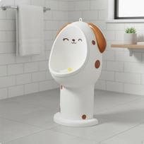 Standing Youngster Urinal Easy to Clean Boys' Pee Adjustable Height Boys Training white