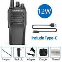 BaoFeng BF 1909 12W High Power Walkie Talkie Long Range Two Way Radio Type C Charging Transmitter USB Plug