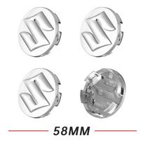 4 vnt. 54/56/58/60 mm automobilio ratų centriniai dangteliai Auto priedai Suzuki Swift SX4 Ignis Baleno Vitara Grand Vitara Alto Spacia