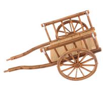 /Cna/Miniature Simulation Assembled Cart Model Diy Accessories Garden Furniture Toys Dollhouse