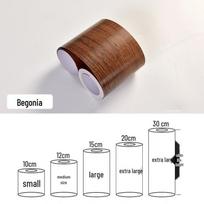 Vandeniui atspari medžio rašto lipni grindjuostė ir rėmo krašto apdailos juosta baldų renovacijai ir grindjuosčių dekoravimui 5cm Wide x 5m, Connectable Length gray