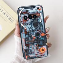 Dėl Nothing Phone 3A dėklo A059 prabangus saldainiais dažytas dangtelis minkštas silikoninis telefono dėklas Dėl Nothing Phone 3A Pro A059P Phone3A Fundas Phone 3A (A059)