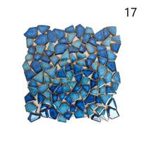 30x30cm Spalvotos Keraminės Žvyro Mozaikinės Plytelės Karšto Šaltinio Baseino Žuvų Baseino Fragmentai Tualeto Neslystanti Plytelė Grindų Sienų Dekoras „Pasidaryk pats“ (as the picture,30x30cm)