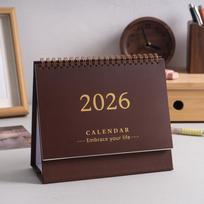 Writeable Memo Standing 2026 Desktop Desk Calendar Portable Foldable Table Calendar Academic Planner Office Stationery