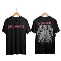 rock band Megadeth Vic Rattlehead graphics 100%Cotton Unisex Shirt 2026 tour Men's rock Short XXXXL black