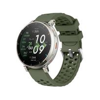 Stiliaus silikoninis laikrodžio dirželis, skirtas Amazfit Active 3, aukščiausios kokybės, sportiškas, pralaidus orui, skirtas Amazfit Active 3 Premium 20mm universal black