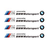 4 vnt. Automobilio logotipo dekoratyvinės kėbulo lipdukai BMW Performance F30 X6 G05 F40 F10 X3 E90 F20 E46 E60 E70 E39 G20 E36 E87 X7 E92 E91 X1 bzdf48 black