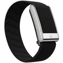 Only for WHOOP 5.0 Crystal Watch Strap Band Nylon W Logo Bracelet Woven Elastic Shiny Diamond Sports Replacement Wristband For WHOOP 5.0 juoda