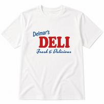 Delmar’s Deli Fresh And Delicious T-SHirt L red