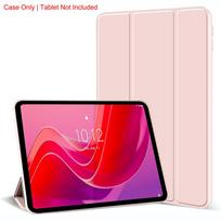 For Lenovo Tab M11 11'' TB330FU TB331FC Xiaoxin Pad 11 Tri-fold Flip Case Magnetic Stand PU Leather Protective Cover Tab M11 2024 pink