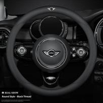 Automobilio odinė vairo apdaila Neslystanti priemonė Mini Cooper JCW Works F54 F55 F56 F57 F60 R50 R52 R53 R55 R56 R57 R58