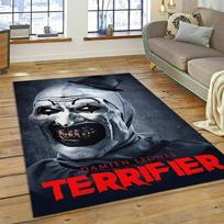 3D Terrifier 3 Siaubo Klouno Filmo Animacinis Kilimas Kilimėlis Miegamojo Svetainės Namų Sofos Dekoravimui, Vaikų Žaidimų Dekoras Grindų Kilimėlis Dovana 60*90cm