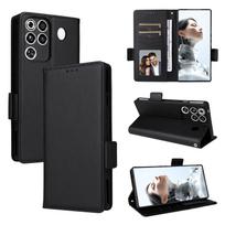 Atverčiamas dėklas ZTE nubia RedMagic 11 Pro/RedMagic 11 Pro+ Plus PU odos telefono dėklas Visiškos apsaugos [RFID blokavimas] Piniginės dangtelis juoda