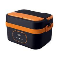 Cordless Electric Lunch Box No Water Needed Heating Technology Spacious Meal Container Rechargeable Battery For Commuters Students 1 orange