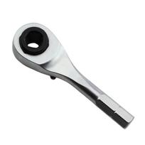 6.35mm 1/4inch Ratchet Wrench Screwdriver Hexagonal Wrench Screwdriver Rod Stainless Steel Socket Wrench Hand Tool white