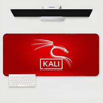hacker K-Kali L-Linux     Mouse Pad teclado XXL Mouse Pad Large Computer Laptop Non-slip Keyboard Desk Mat Mousepad 600x300x2mm black
