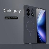 Slim Bezel-less Skin Feel Thin Magnetic Ring Case For VIVO X Fold 5 fold5 vivo x fold 3 pro fold3 Camera Protect Cover vivo X Fold3 Pro gray