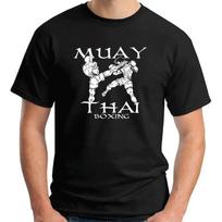Muay Thai - Thai Boxing Kicking Martial Arts T-Shirt 100% Cotton O-Neck Summer Short Sleeve Casual Mens T-shirt Size S-3XL XXXXXL juoda
