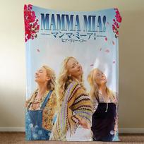 Mamma Mia Here We Go Again Blanket Throw Super Cosy Plush Living Room Sofa Couch Childish Birthday Gifts 75x90cm