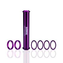 Gateshark-Alloy BMX Race Bike Accessories, 20mm Thru Axle, Bicycle Accessory, Full Machine for Front Hub, Anodizing Color Purple 1 set blue