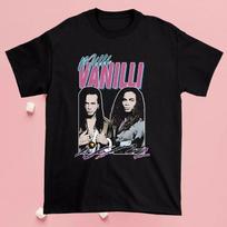 Milli Vanilli - Member Short Sleeve Cotton Black Unisex All hirt XXXXL gray