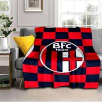 Football Bologna Blanket Lightweight Ideal Bedding Blanket Perfect for Travel, Camping, Living Rooms, Offices, Sofas, Fan Christmas gift 75x90cm