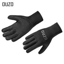 3mm Neoprene Diving Gloves Winter Swimming Snorkeling Surfing SUP Anti-Slip Warm Waterproof 2XL black