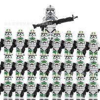 Žvaigždžių karų konstravimo kaladėlės berniukams, Edukaciniai dėlionės figūrėlių žaislai, 25 stiliai Star Wars suit 25PCS-C