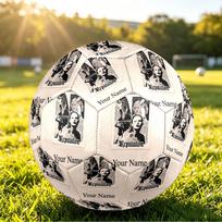 Taylor Swift Size 5 Football, Custom Name Text Personalized Soccer Ball Sport Training Gift Size 5 white