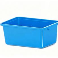 Kids' Toy and Tool Storage Basket Large povo mėlyna spalva