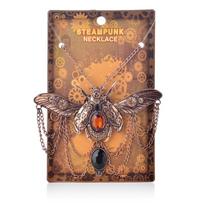 Steampunk Large Beetle Necklace - European & American Hot Seller beige
